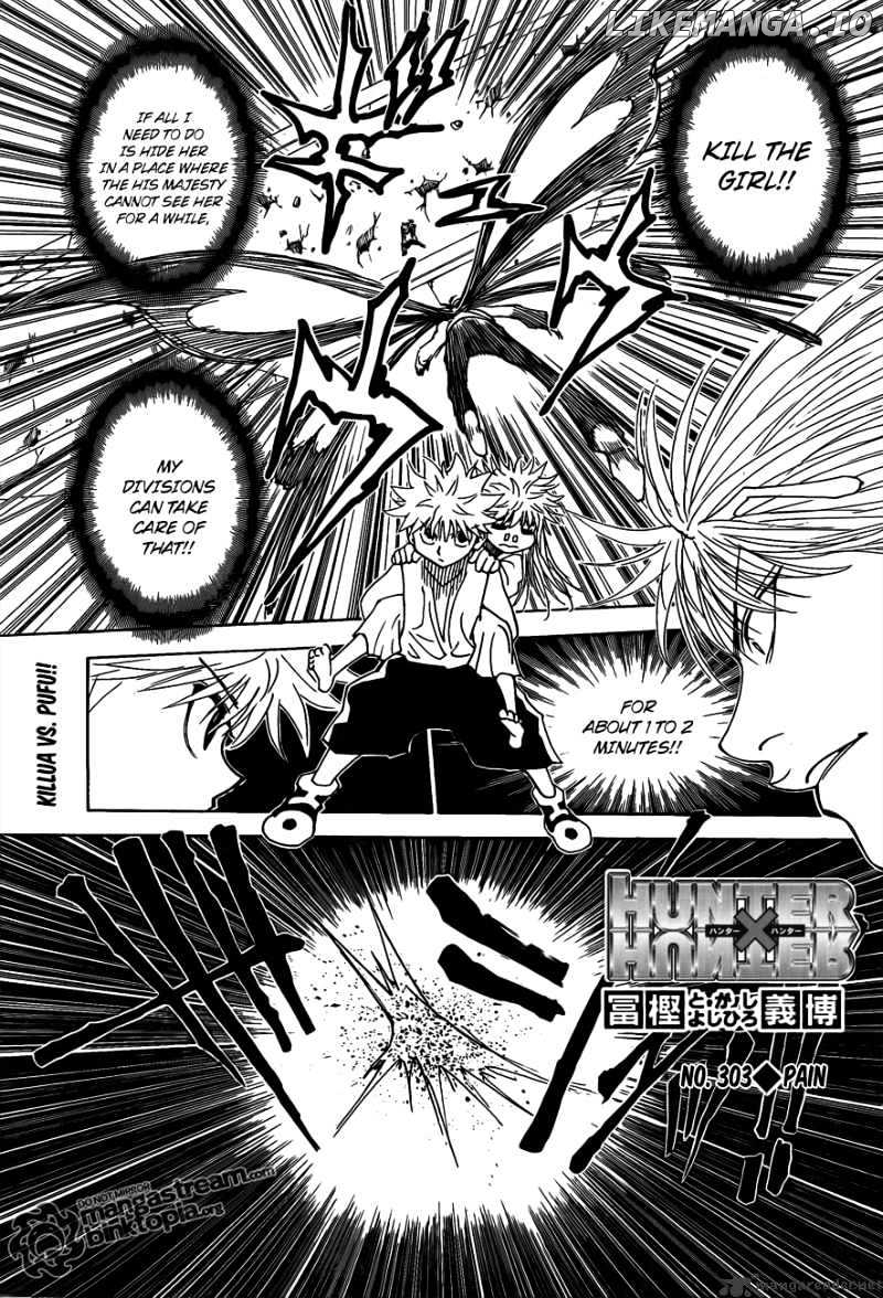Hunter x Hunter, Chapter 303 image 01